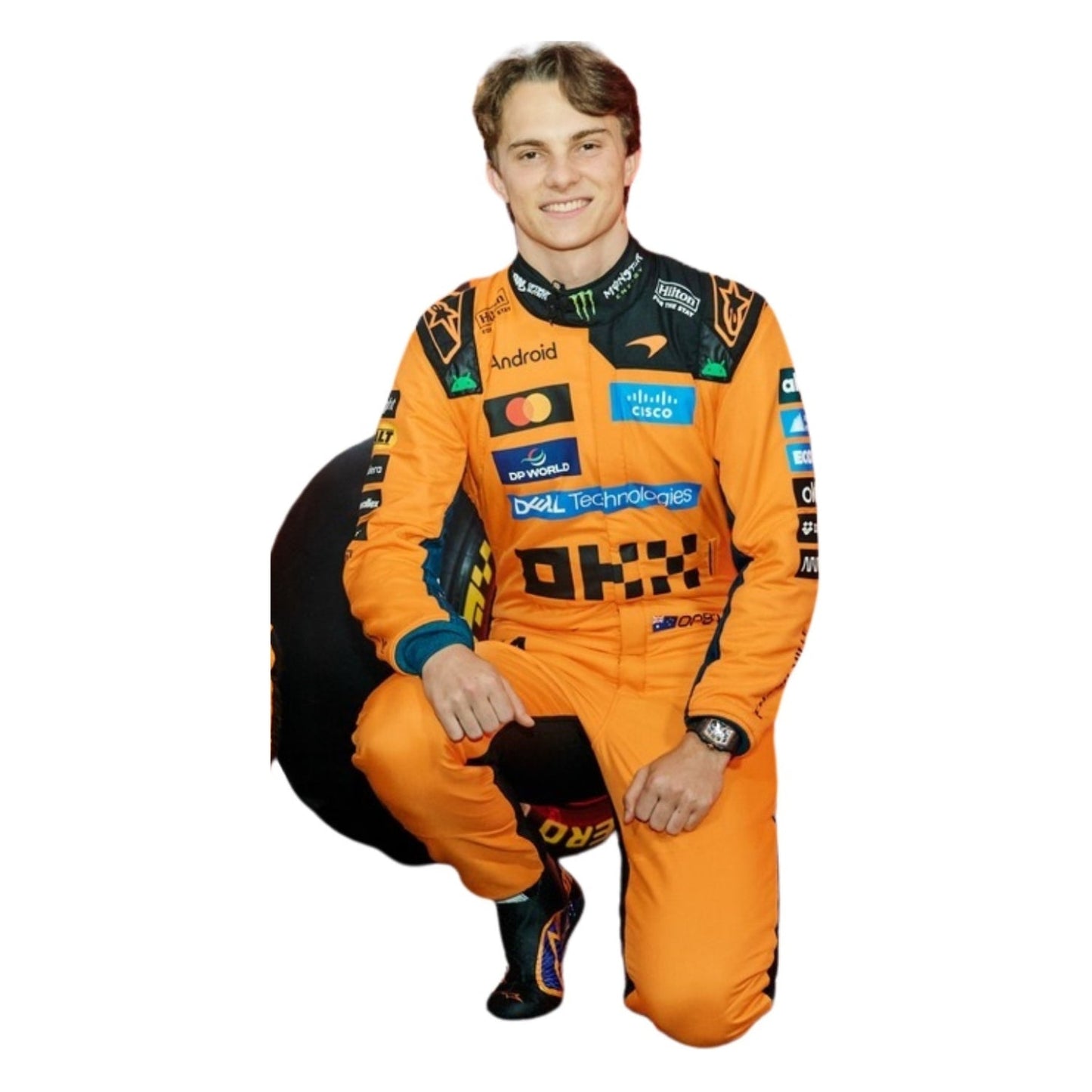 2026 F1 Racing Costume - Worn by Oscar Piastri  - Team McLaren - Arix Racewear