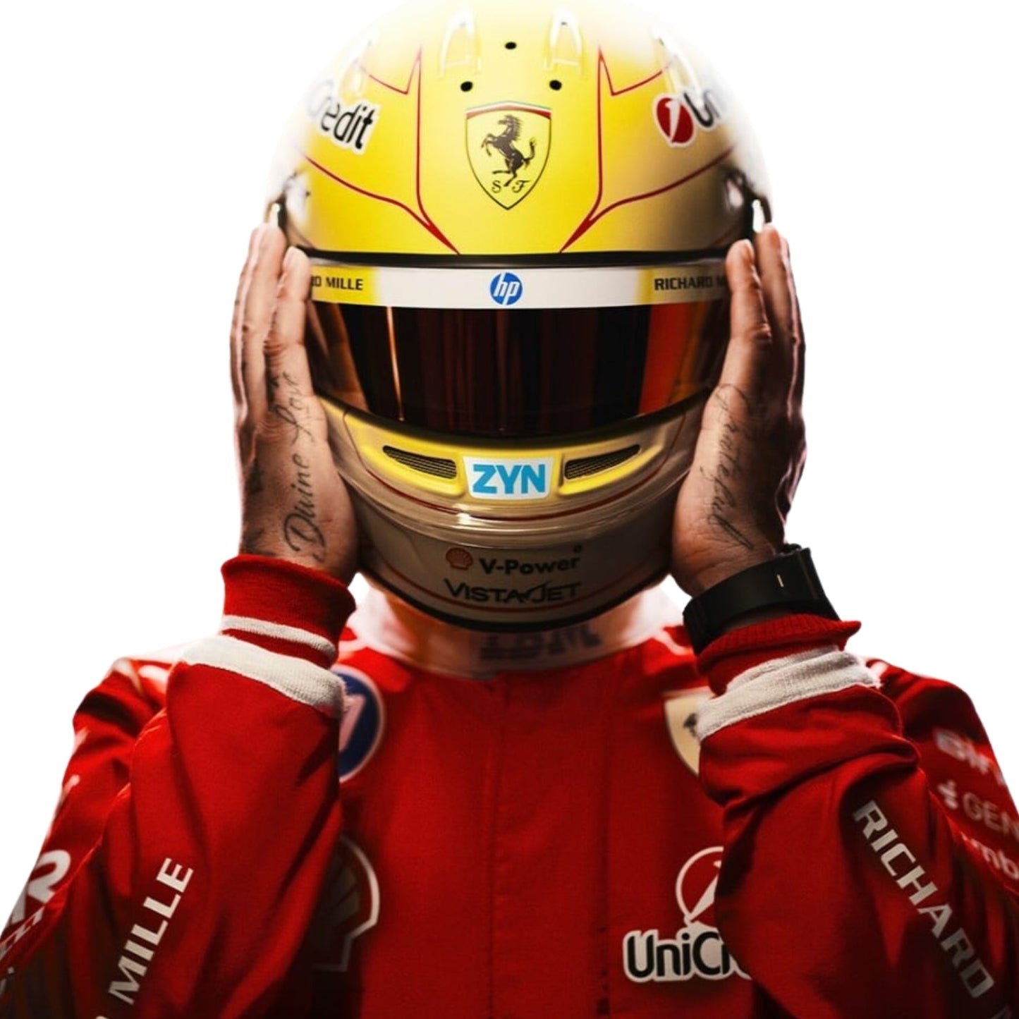 2026 F1 Racing Costume – Worn by Lewis Hamilton - Team Ferrari - Arix Racewear