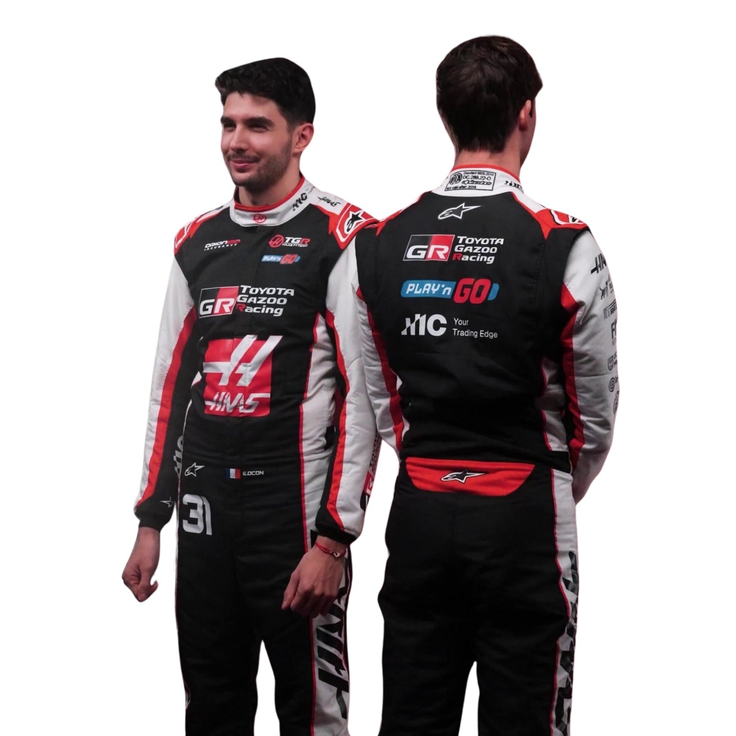 2026 F1 Racing Costume – Worn by Esteban Ocon & Oliver Bearman - Team Haas - Arix Racewear