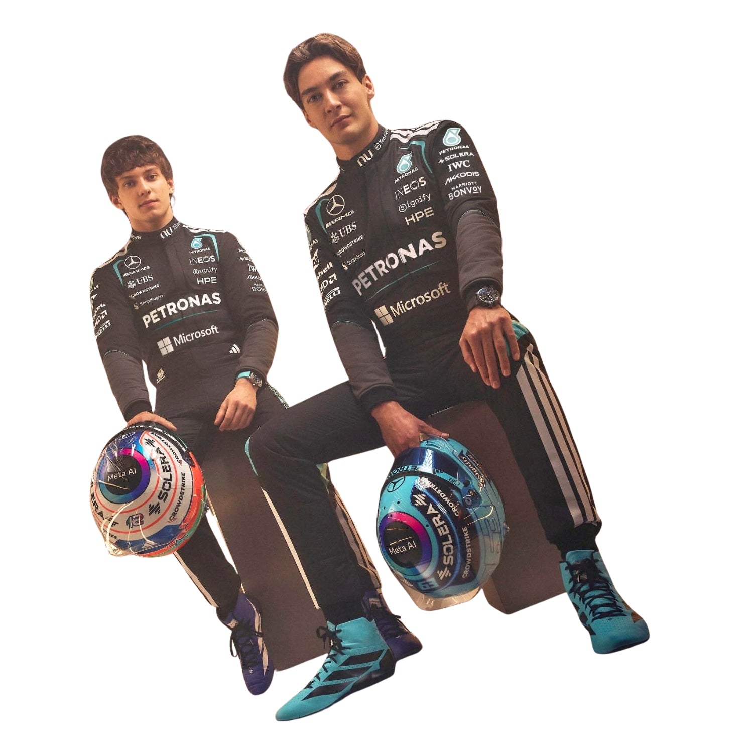 2026 F1 Racing Costume – Worn by George Russell & Andrea Kimi Antonelli - Team Mercedes