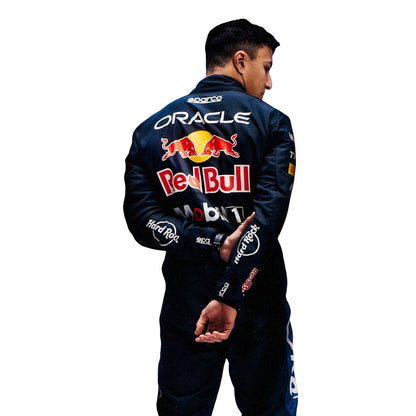 Back View of 2026 F1 Racing Costume – Worn by Isack Hadjar - Team Red Bull