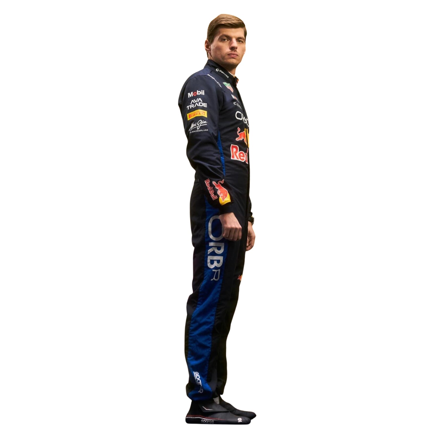 Side Profie of 2026 F1 Racing Costume – Worn by Max Verstappen - Team Red Bull