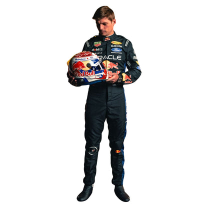 Front View of 2026 F1 Racing Costume – Worn by Max Verstappen - Team Red Bull