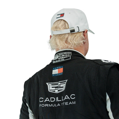 Back View Of 2026 F1 Racing Costume – Worn by Valtteri Bottas - Team Cadillac - Arix Racewear
