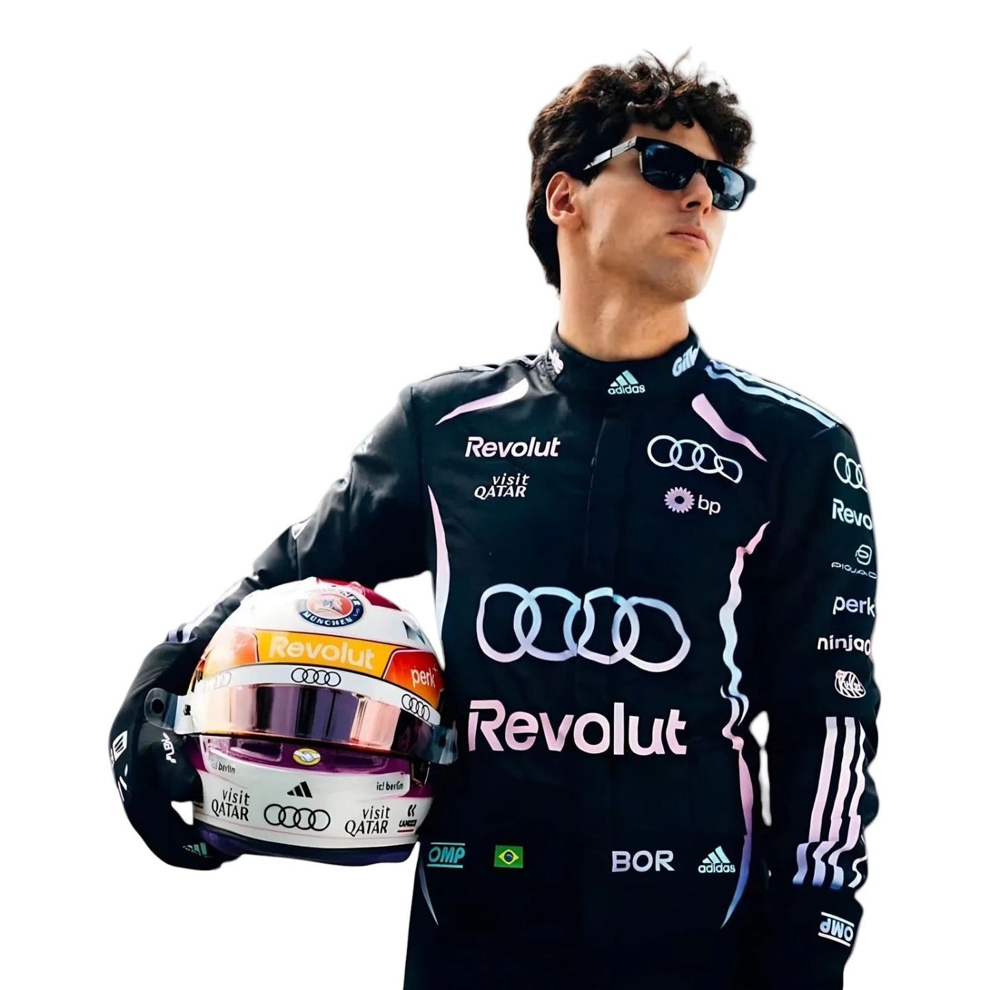 2026 Miami GP F1 Racing Costume – Worn by Gabriel Bortoleto & Nico Hulkenberg - Team Audi