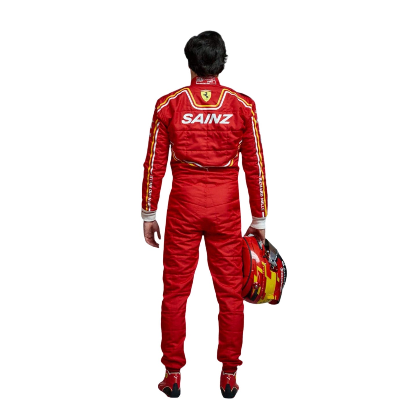2024 F1 Racing Costume Worn by Charles Leclerc & Carlos Sainz Jr. Team Ferrari