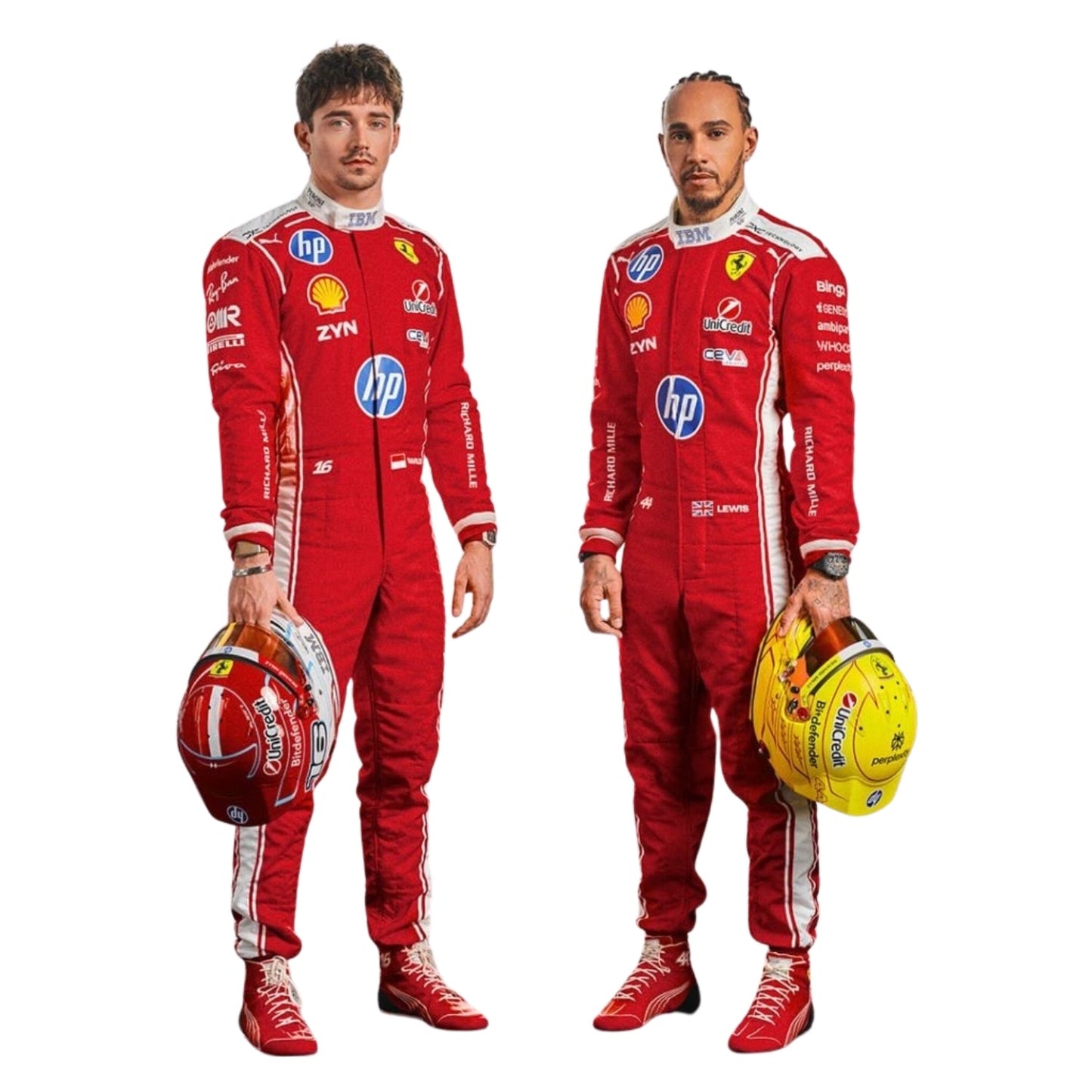 2026 F1 Racing Costume – Worn by Charles Leclerc & Lewis Hamilton - Team Ferrari - Arix Racewear