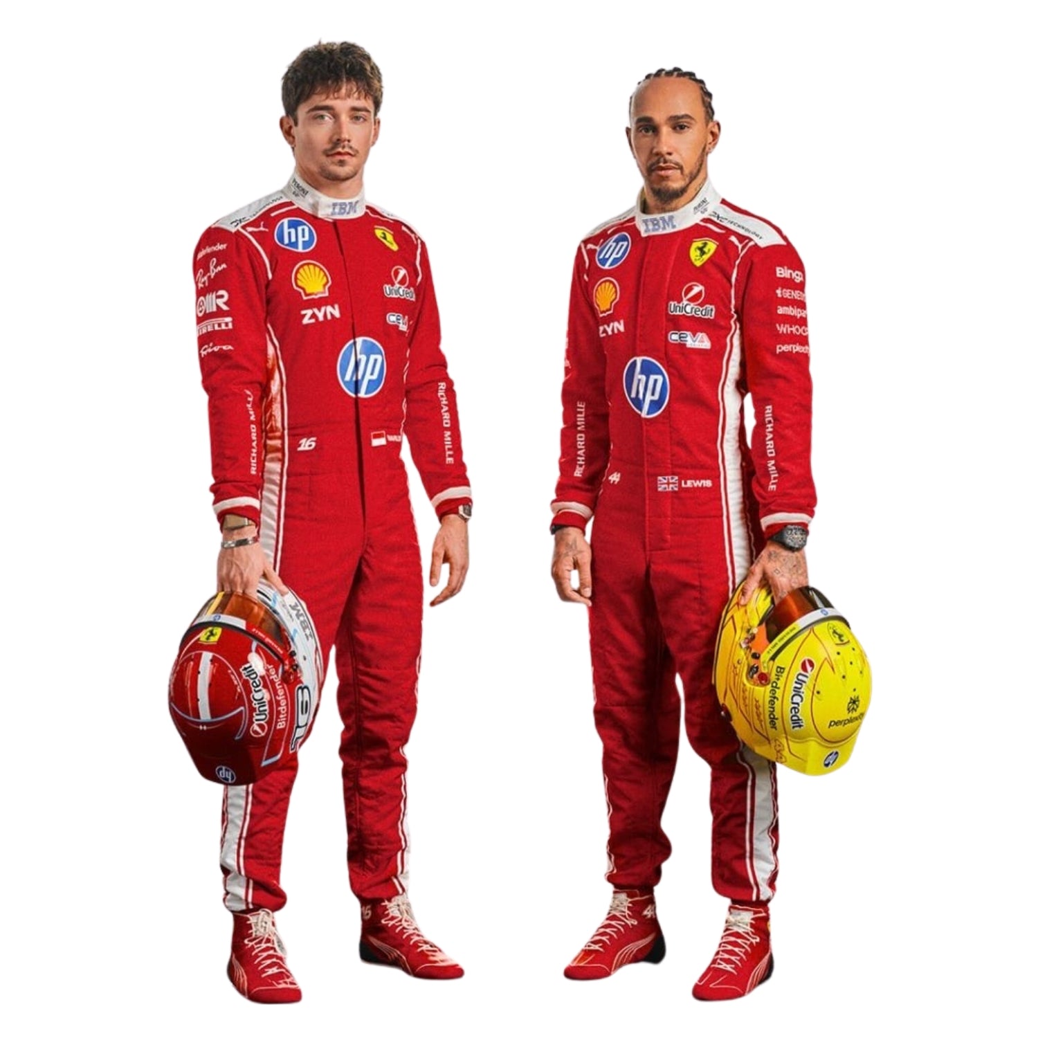 2026 F1 Racing Costume – Worn by Charles Leclerc & Lewis Hamilton - Team Ferrari - Arix Racewear