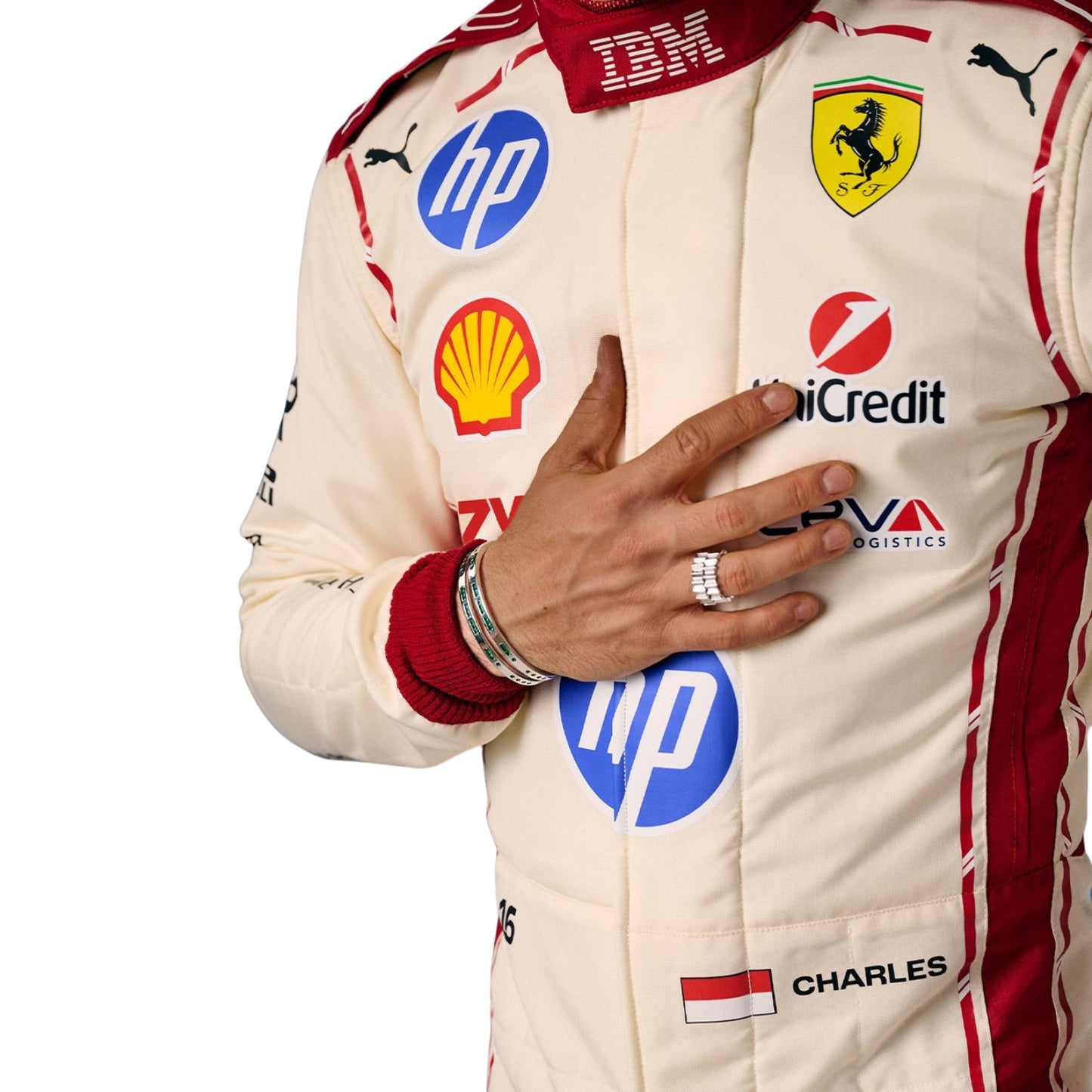 Charles Leclerc 2026 F1 Racing Suit Team Ferrari Monaco GP