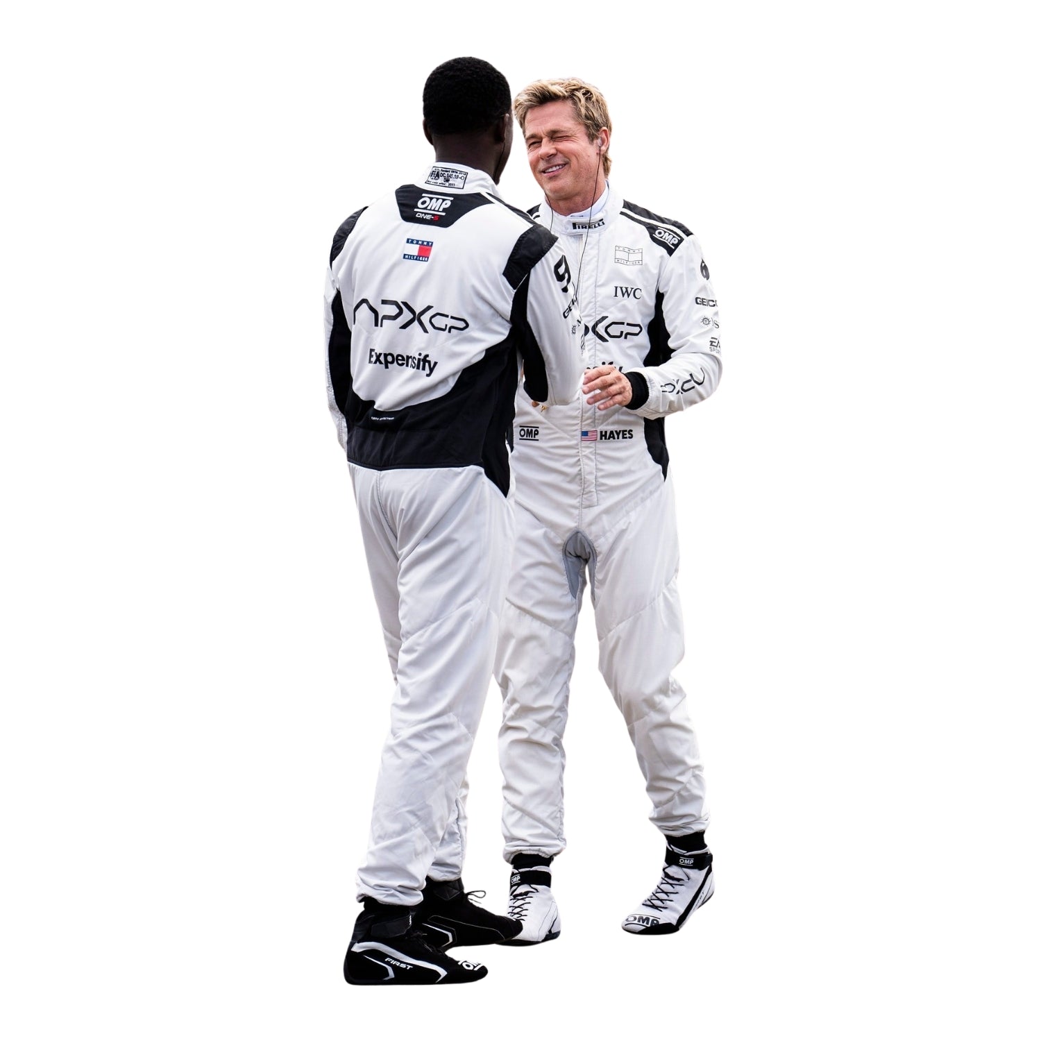 Damson Idris 2025 F1 movie racing suit back design showcasing detailed graphics