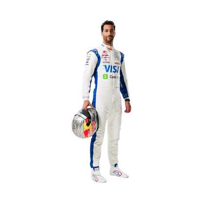 2024 F1 Racing Costume Worn by Daniel Ricciardo & Yuki Tsunoda – Las Vegas GP Team RB