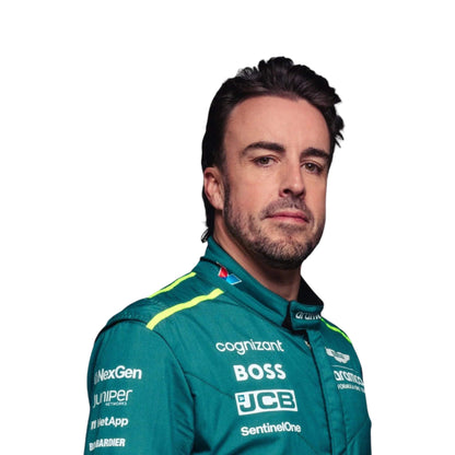 2024 F1 Racing Costume Worn by Fernando Alonso & Lance Stroll Team Aston Martin