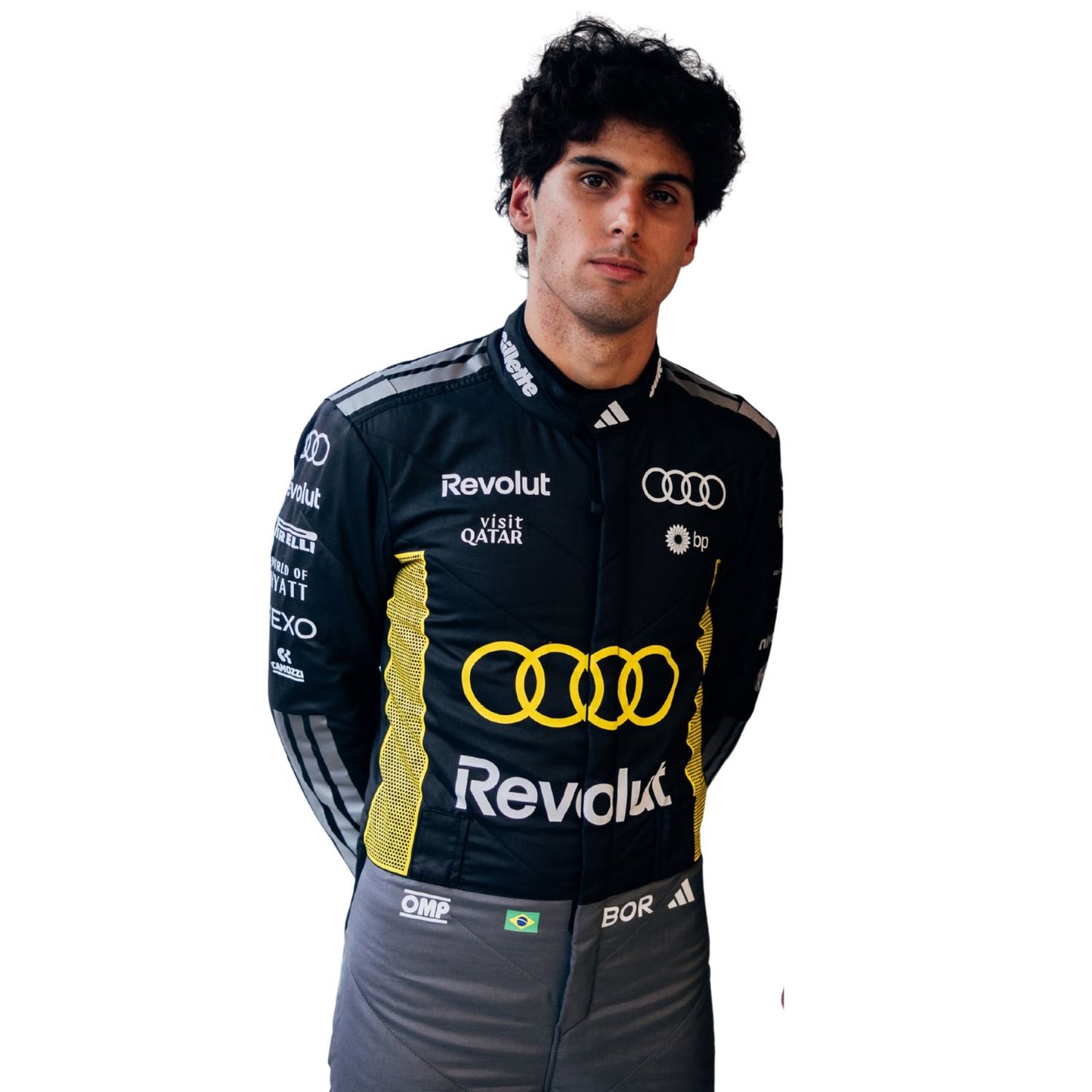 Gabriel Bortoleto 2026 F1 Racing Suit Team Audi Monaco GP