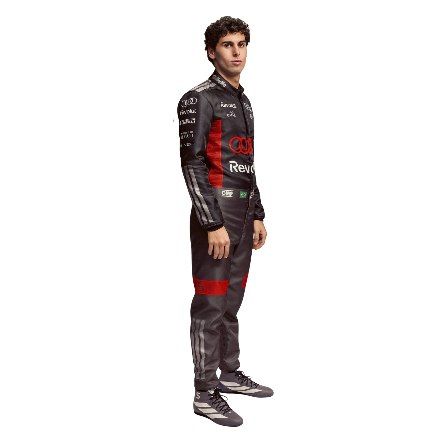 Gabriel Bortoleto Wearing 2026 F1 Racing Suit Team Audi
