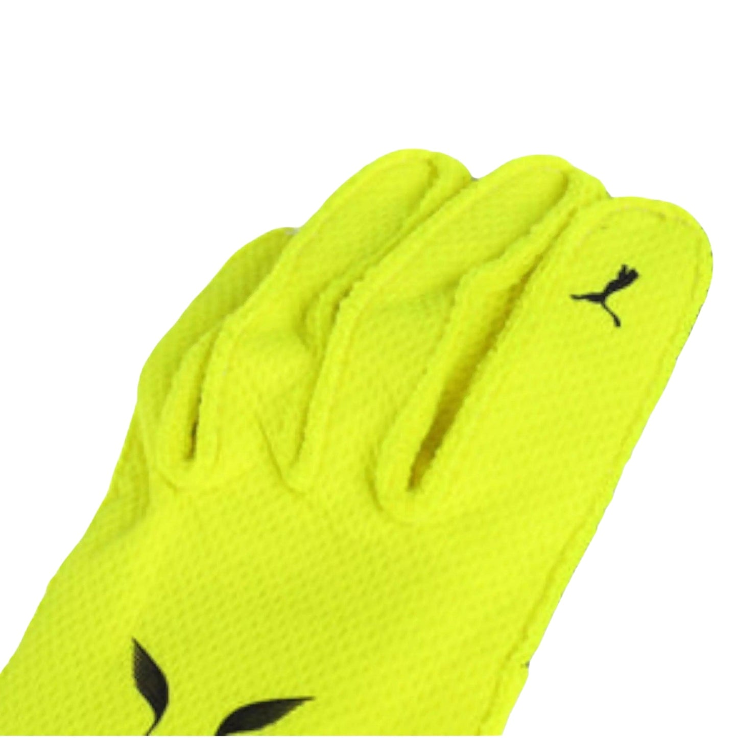 Yellow Lewis Hamilton 2023 F1 Racing glove with a brand logo on a white background