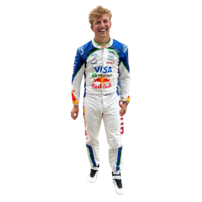 Liam Lawson Wearing 2026 F1 Racing Suit Team RB