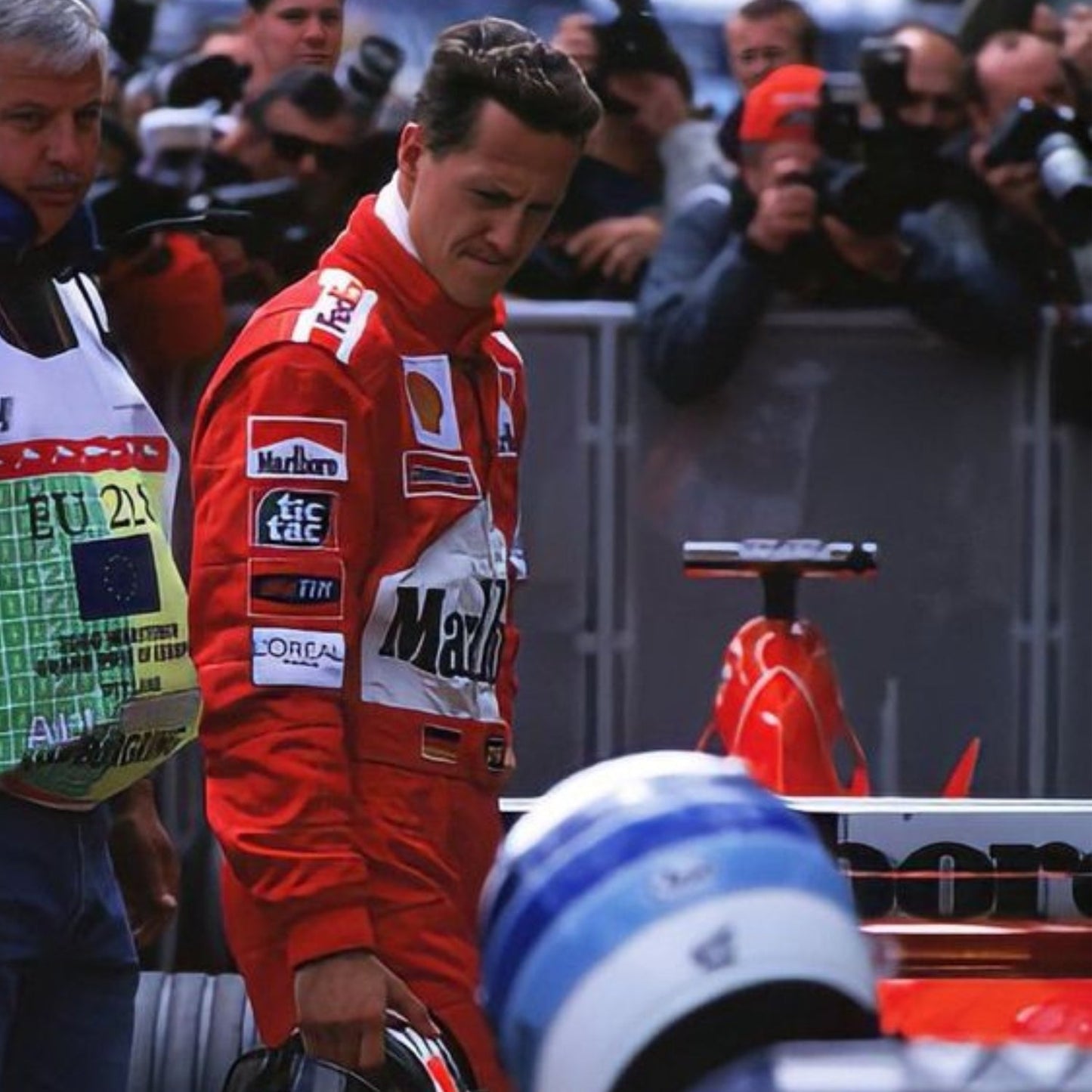 Michael Schumacher 2002 F1 Racing Suit Team Ferrari