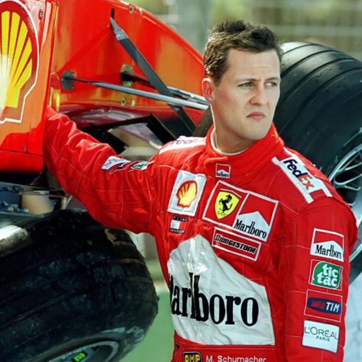 Michael Schumacher 2002 F1 Racing Suit Team Ferrari
